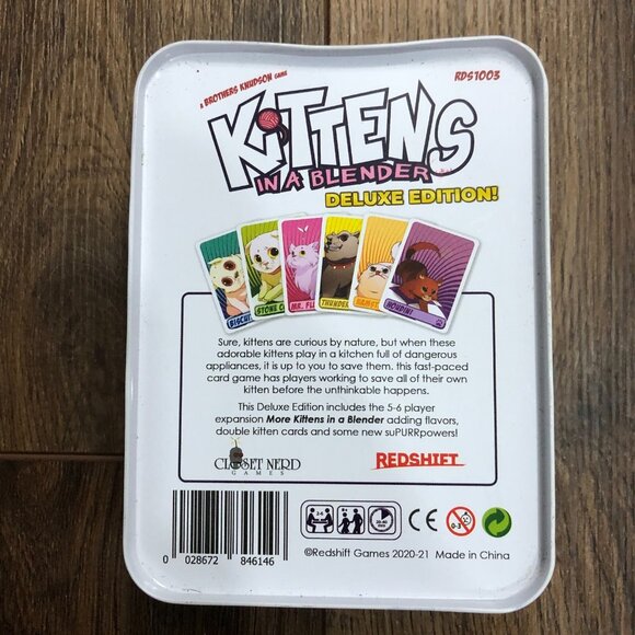 Red Shift Kittens In A Blender Deluxe Edition Family Night Card Game READ DESCR - Picture 2 of 6